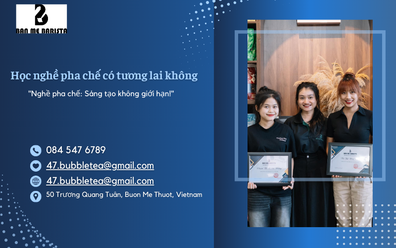 học nghề pha chế có tương lai không