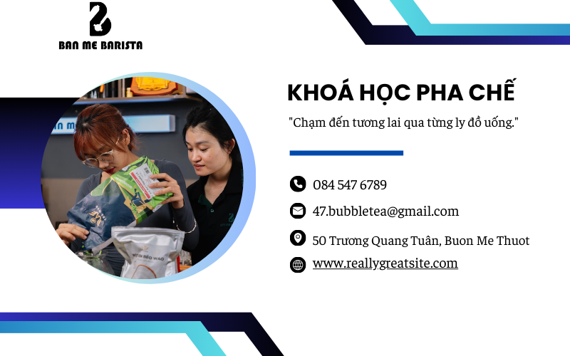 khoá học pha chế