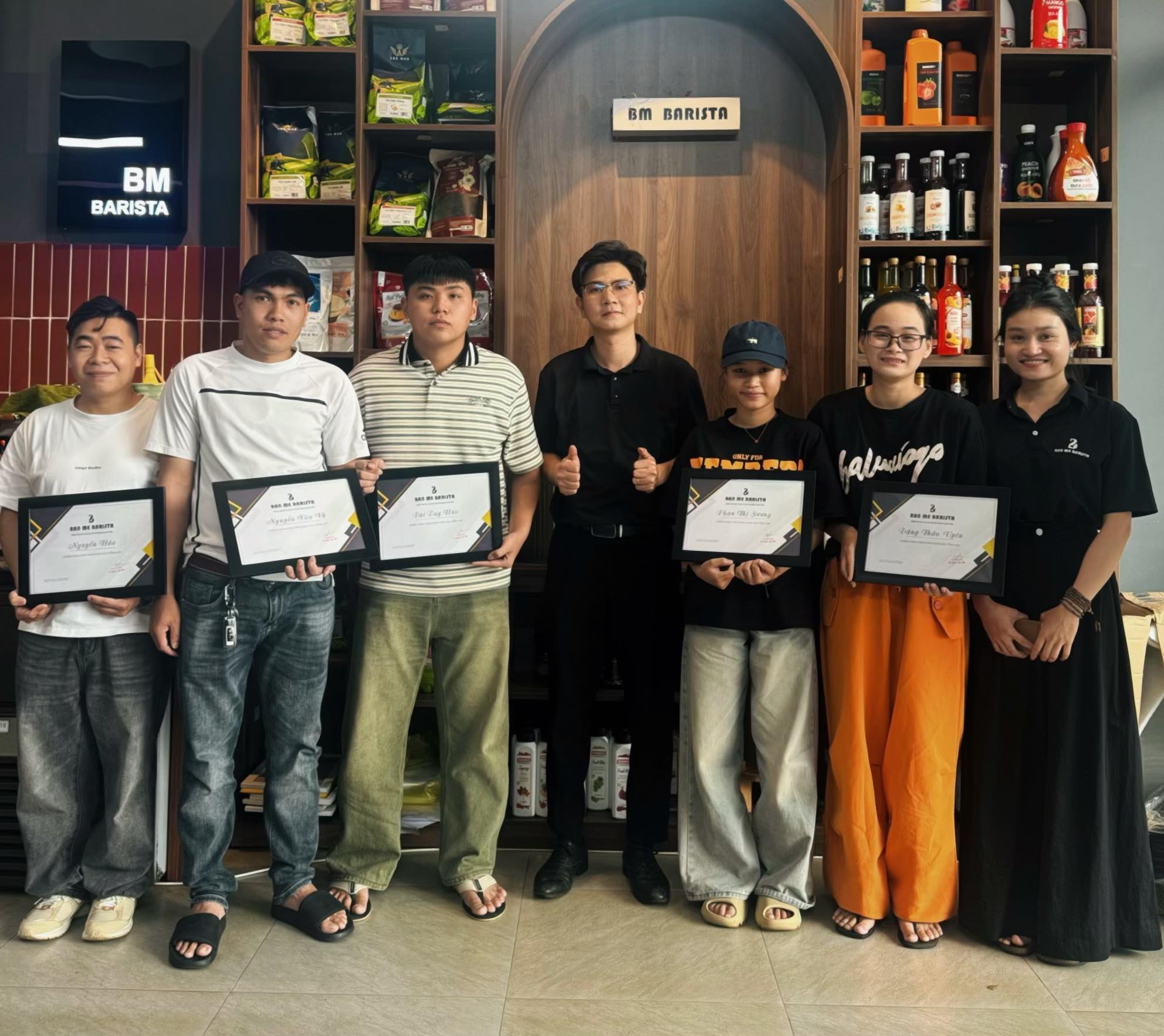 học nghề pha chế bmt